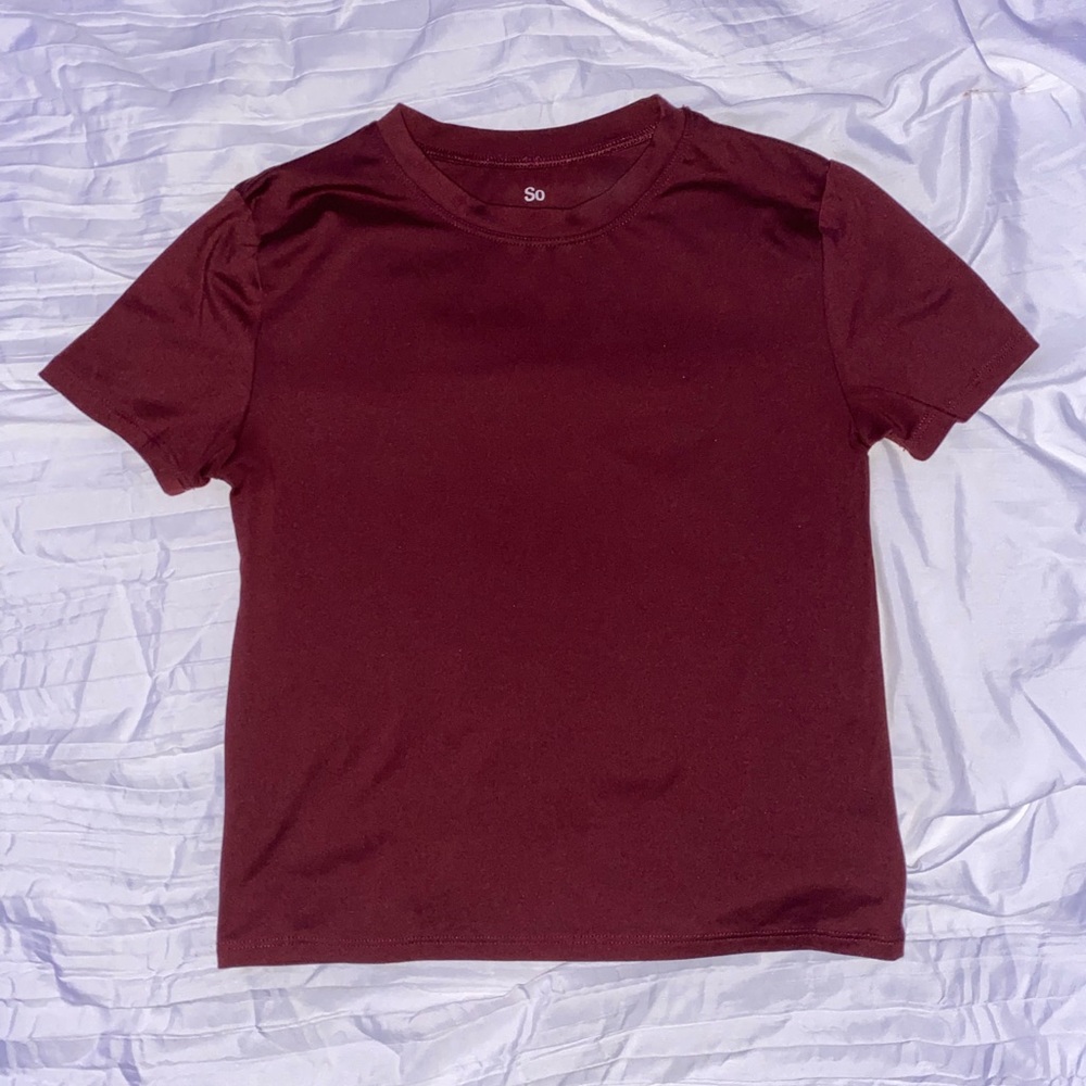 SO tee, size: xs, color: red